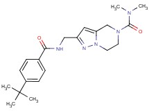 2-{[(4-tert-butylbenzoyl)amino]methyl}-N,N-dimethyl-6,7-dihydropyrazolo[1,5-a]pyrazine-5(4H)-carboxamide