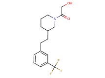 2-oxo-2-(3-{2-[3-(trifluoromethyl)phenyl]ethyl}-1-piperidinyl)ethanol