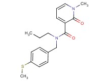 1-methyl-N-[4-(methylthio)benzyl]-2-oxo-N-propyl-1,2-dihydropyridine-3-carboxamide