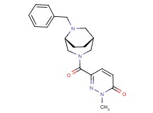 6-{[(1R*,5R*)-6-benzyl-3,6-diazabicyclo[3.2.2]non-3-yl]carbonyl}-2-methylpyridazin-3(2H)-one