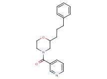 2-(3-phenylpropyl)-4-(3-pyridinylcarbonyl)morpholine