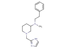 1-(1H-imidazol-2-ylmethyl)-N-methyl-N-(2-phenylethyl)-3-piperidinamine