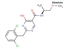 2-(2,6-dichlorobenzyl)-4-hydroxy-N-[(1S)-2-methoxy-1-methylethyl]pyrimidine-5-carboxamide