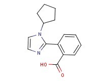 2-(1-cyclopentyl-1H-imidazol-2-yl)benzoic acid