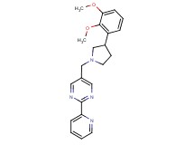 5-{[3-(2,3-dimethoxyphenyl)pyrrolidin-1-yl]methyl}-2-pyridin-2-ylpyrimidine