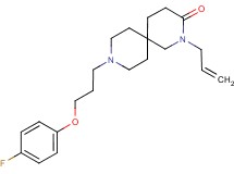 2-allyl-9-[3-(4-fluorophenoxy)propyl]-2,9-diazaspiro[5.5]undecan-3-one
