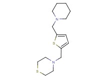4-{[5-(piperidin-1-ylmethyl)-2-thienyl]methyl}thiomorpholine