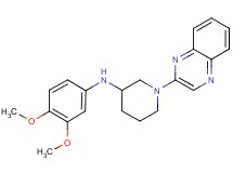 N-(3,4-dimethoxyphenyl)-1-(2-quinoxalinyl)-3-piperidinamine