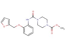 methyl 4-({[2-(2-furylmethoxy)phenyl]amino}carbonyl)piperazine-1-carboxylate