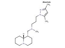 3-(3,5-dimethyl-1H-pyrazol-1-yl)-N-methyl-N-[(1S,9aR)-octahydro-2H-quinolizin-1-ylmethyl]-1-propanamine