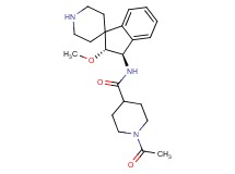 1-acetyl-N-[rel-(2R,3R)-2-methoxy-2,3-dihydrospiro[indene-1,4'-piperidin]-3-yl]-4-piperidinecarboxamide hydrochloride