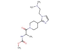 methyl [2-(4-{1-[2-(dimethylamino)ethyl]-1H-imidazol-2-yl}piperidin-1-yl)-1-methyl-2-oxoethyl]carbamate