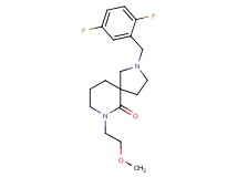 2-(2,5-difluorobenzyl)-7-(2-methoxyethyl)-2,7-diazaspiro[4.5]decan-6-one