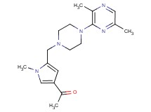 1-(5-{[4-(3,6-dimethylpyrazin-2-yl)piperazin-1-yl]methyl}-1-methyl-1H-pyrrol-3-yl)ethanone