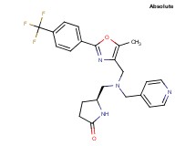(5S)-5-{[({5-methyl-2-[4-(trifluoromethyl)phenyl]-1,3-oxazol-4-yl}methyl)(4-pyridinylmethyl)amino]methyl}-2-pyrrolidinone