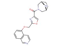 5-({4-[(1R*,5S*)-3,8-diazabicyclo[3.2.1]oct-3-ylcarbonyl]-1,3-oxazol-2-yl}methoxy)isoquinoline