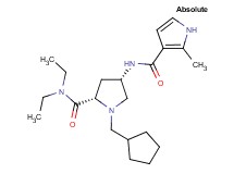 (4S)-1-(cyclopentylmethyl)-N,N-diethyl-4-{[(2-methyl-1H-pyrrol-3-yl)carbonyl]amino}-L-prolinamide