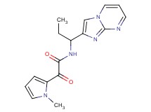 N-(1-imidazo[1,2-a]pyrimidin-2-ylpropyl)-2-(1-methyl-1H-pyrrol-2-yl)-2-oxoacetamide