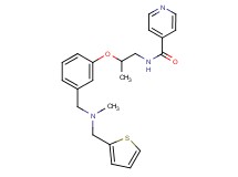 N-[2-(3-{[methyl(2-thienylmethyl)amino]methyl}phenoxy)propyl]isonicotinamide