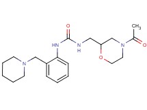 N-[(4-acetylmorpholin-2-yl)methyl]-N'-[2-(piperidin-1-ylmethyl)phenyl]urea