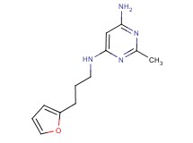 N-[3-(2-furyl)propyl]-2-methylpyrimidine-4,6-diamine