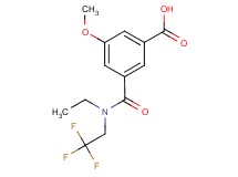 3-{[ethyl(2,2,2-trifluoroethyl)amino]carbonyl}-5-methoxybenzoic acid