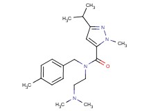 N-[2-(dimethylamino)ethyl]-3-isopropyl-1-methyl-N-(4-methylbenzyl)-1H-pyrazole-5-carboxamide