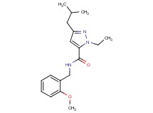 1-ethyl-3-isobutyl-N-(2-methoxybenzyl)-1H-pyrazole-5-carboxamide