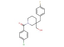 [1-(4-chlorobenzoyl)-3-(4-fluorobenzyl)-3-piperidinyl]methanol
