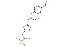 N-[(5-{[ethyl(4-ethylbenzyl)amino]methyl}-2-furyl)methyl]-N-methylmethanesulfonamide