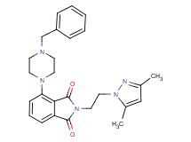 4-(4-benzyl-1-piperazinyl)-2-[2-(3,5-dimethyl-1H-pyrazol-1-yl)ethyl]-1H-isoindole-1,3(2H)-dione