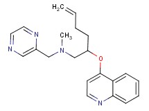 N-methyl-N-(pyrazin-2-ylmethyl)-2-(quinolin-4-yloxy)hex-5-en-1-amine