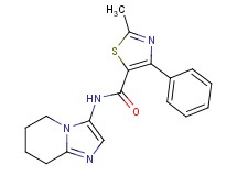 2-methyl-4-phenyl-N-(5,6,7,8-tetrahydroimidazo[1,2-a]pyridin-3-yl)-1,3-thiazole-5-carboxamide