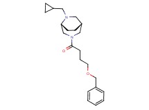 (1R*,5R*)-3-[4-(benzyloxy)butanoyl]-6-(cyclopropylmethyl)-3,6-diazabicyclo[3.2.2]nonane