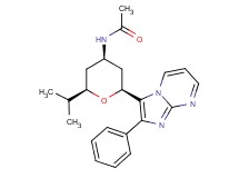 N-[(2R*,4R*,6S*)-2-isopropyl-6-(2-phenylimidazo[1,2-a]pyrimidin-3-yl)tetrahydro-2H-pyran-4-yl]acetamide