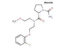 (2S)-N~2~-[2-(2-fluorophenoxy)ethyl]-N~2~-(2-methoxyethyl)pyrrolidine-1,2-dicarboxamide