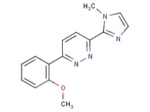3-(2-methoxyphenyl)-6-(1-methyl-1H-imidazol-2-yl)pyridazine