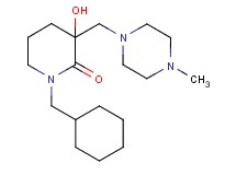 1-(cyclohexylmethyl)-3-hydroxy-3-[(4-methyl-1-piperazinyl)methyl]-2-piperidinone
