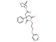 3-[2-(6-azabicyclo[3.2.1]oct-6-yl)-2-oxoethyl]-3-phenyl-1-[3-(3-pyridinyloxy)propyl]-2,5-pyrrolidinedione
