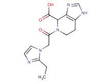 5-[(2-ethyl-1H-imidazol-1-yl)acetyl]-4,5,6,7-tetrahydro-1H-imidazo[4,5-c]pyridine-4-carboxylic acid