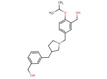 [5-({3-[3-(hydroxymethyl)benzyl]pyrrolidin-1-yl}methyl)-2-isopropoxyphenyl]methanol