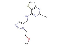 N-{[1-(2-methoxyethyl)-1H-imidazol-5-yl]methyl}-2-methylthieno[3,2-d]pyrimidin-4-amine