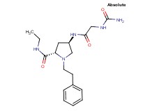 (4R)-4-{[N-(aminocarbonyl)glycyl]amino}-N-ethyl-1-(2-phenylethyl)-L-prolinamide