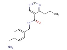 N-[4-(aminomethyl)benzyl]-4-propylpyrimidine-5-carboxamide