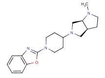 2-{4-[(3aS*,6aS*)-1-methylhexahydropyrrolo[3,4-b]pyrrol-5(1H)-yl]piperidin-1-yl}-1,3-benzoxazole