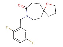 8-(2,5-difluorobenzyl)-1-oxa-8-azaspiro[4.6]undecan-9-one