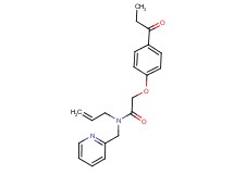 N-allyl-2-(4-propionylphenoxy)-N-(pyridin-2-ylmethyl)acetamide