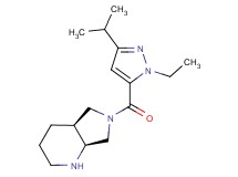 rel-(4aS,7aS)-6-[(1-ethyl-3-isopropyl-1H-pyrazol-5-yl)carbonyl]octahydro-1H-pyrrolo[3,4-b]pyridine hydrochloride