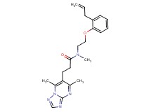 N-[2-(2-allylphenoxy)ethyl]-3-(5,7-dimethyl[1,2,4]triazolo[1,5-a]pyrimidin-6-yl)-N-methylpropanamide