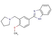 2-[4-methoxy-3-(pyrrolidin-1-ylmethyl)phenyl]-1H-benzimidazole